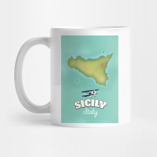 Sicily Italy map by nickemporium1